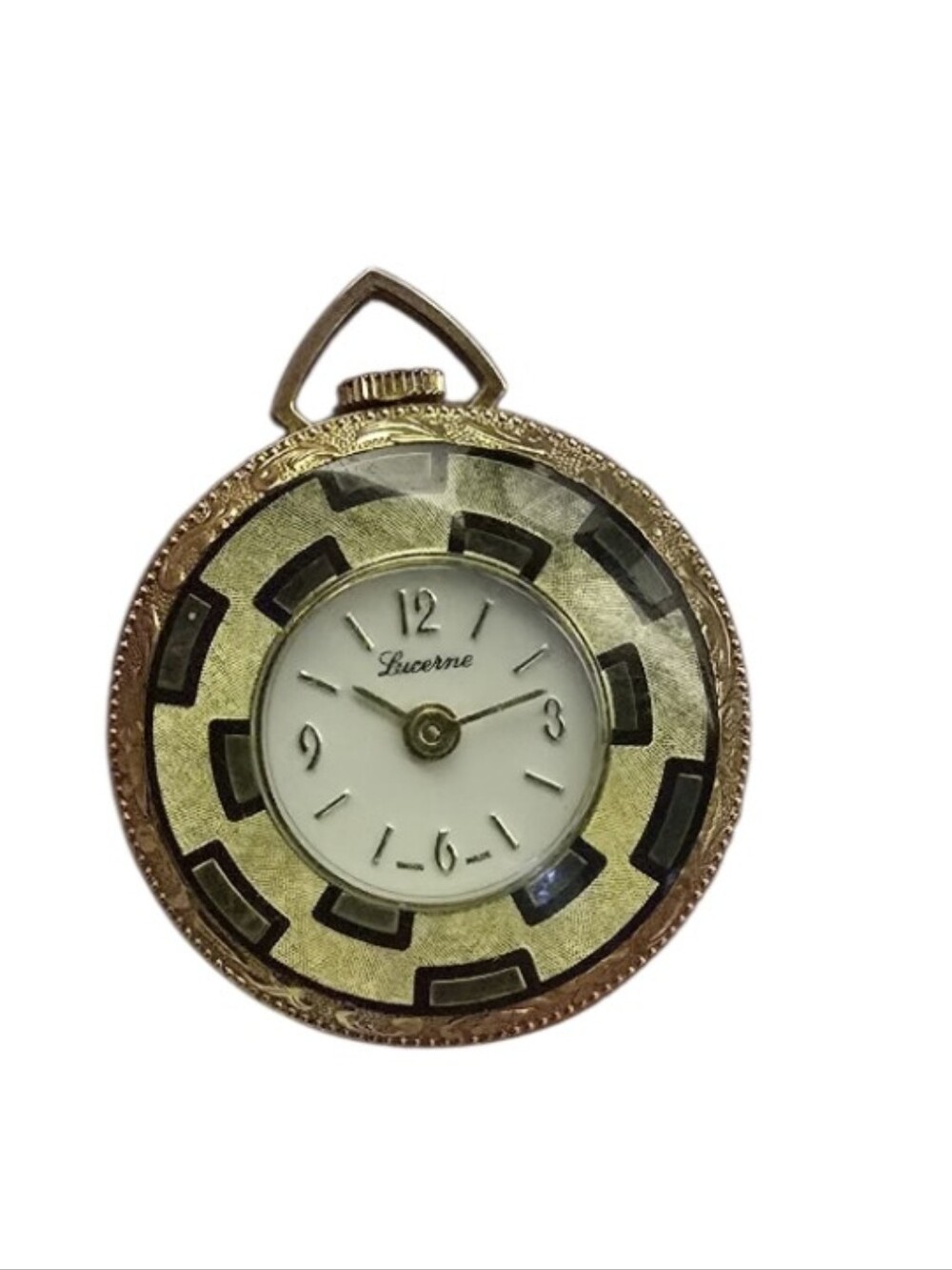 Vintage-lucerne Necklace Watch